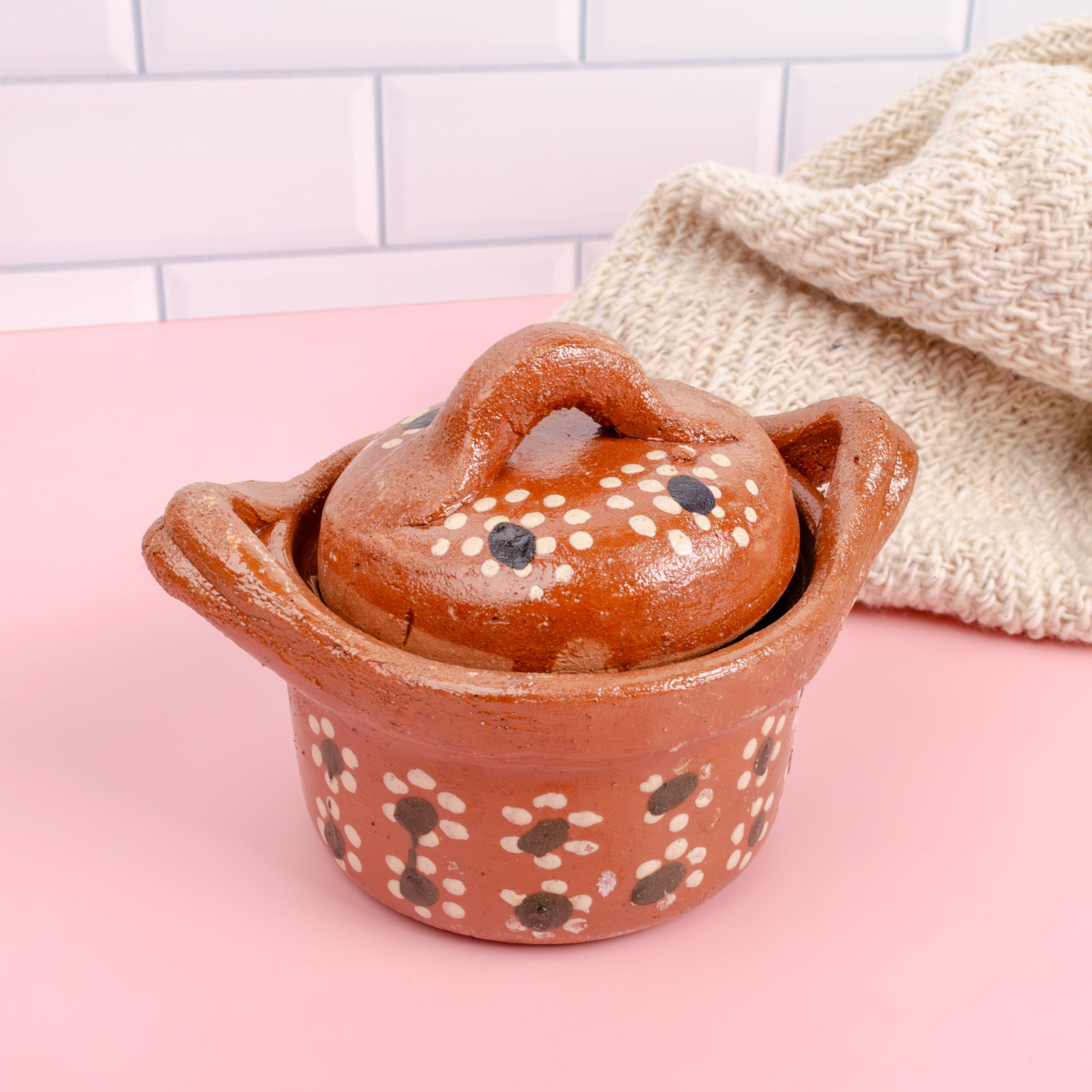 Mole Artisanal Soap with Decorative Clay Dish