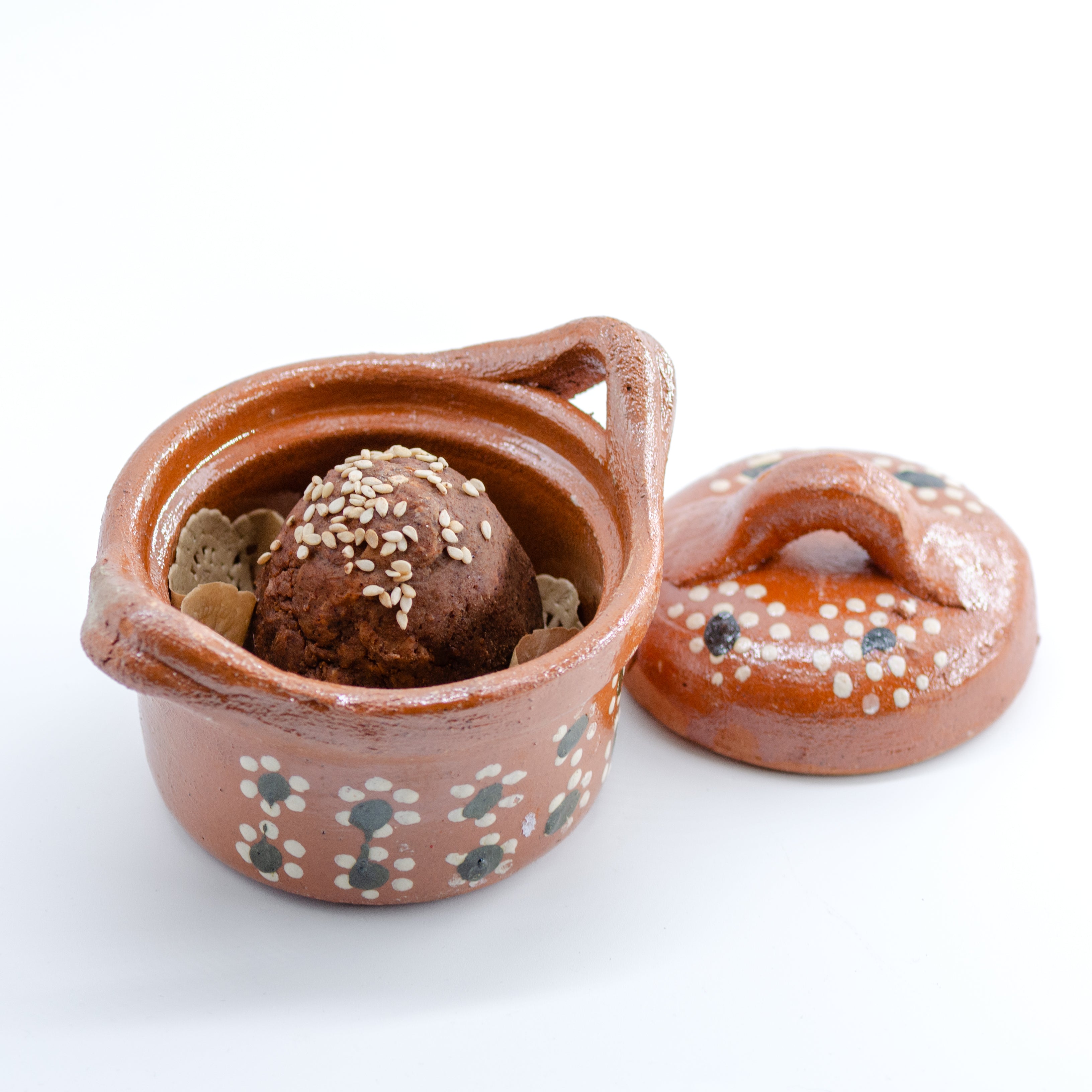 Mole Artisanal Soap with Decorative Clay Dish