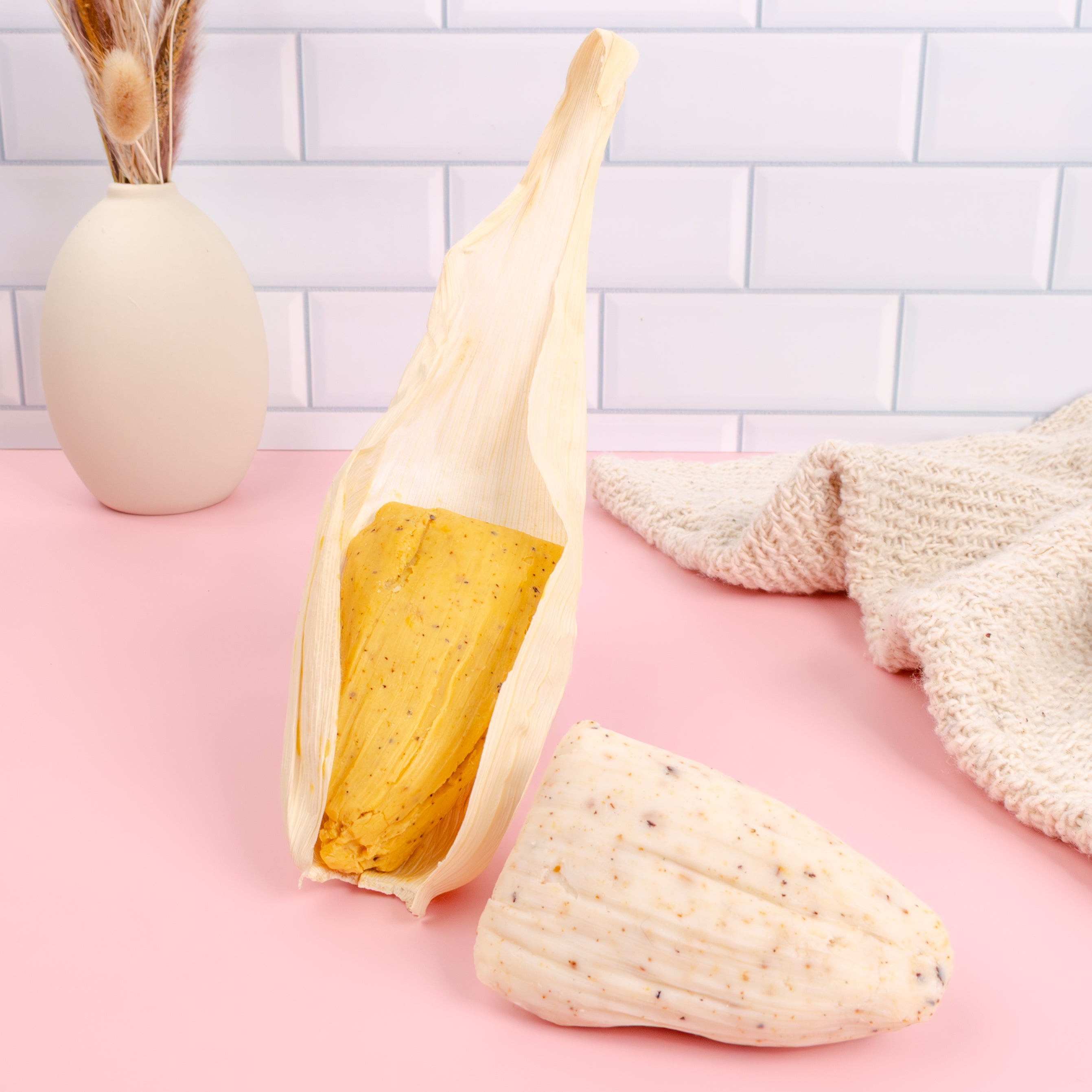 Tamal-Shaped Artisanal Soap