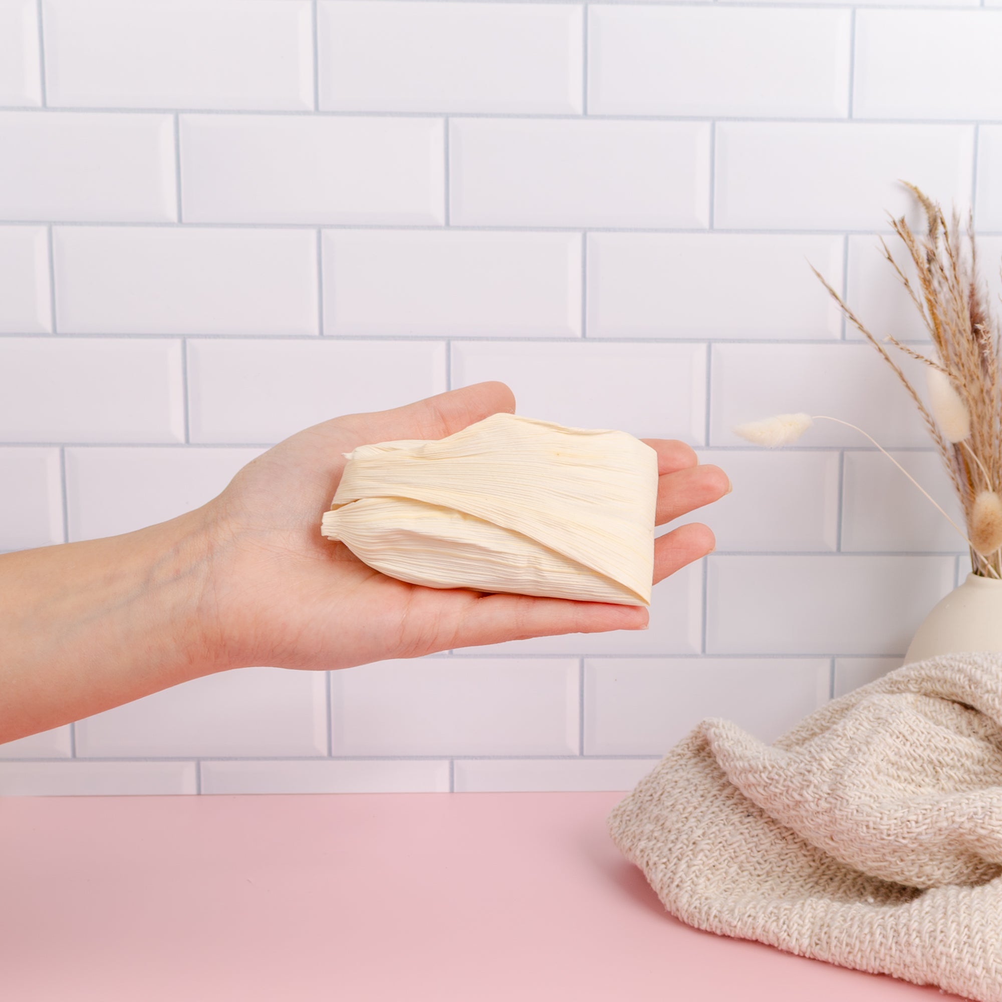 Tamal-Shaped Artisanal Soap