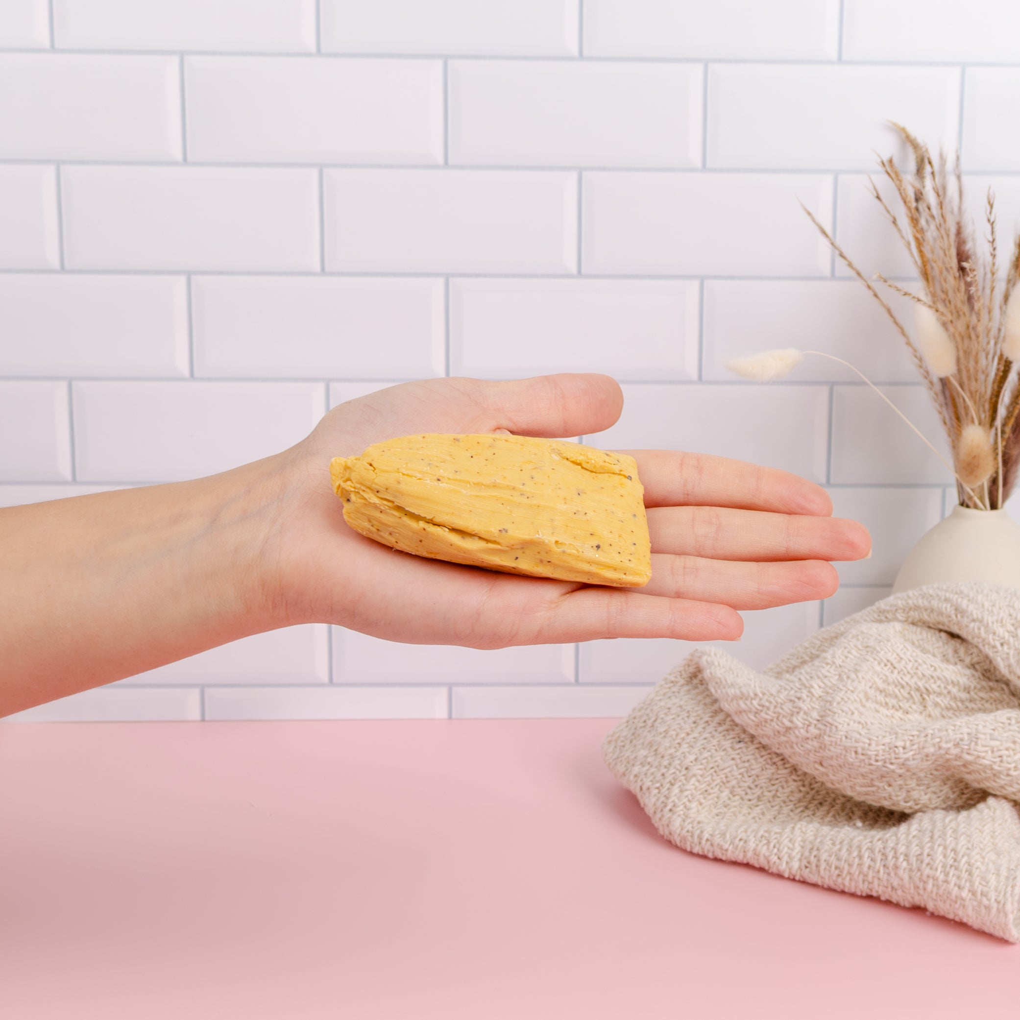 Tamal-Shaped Artisanal Soap