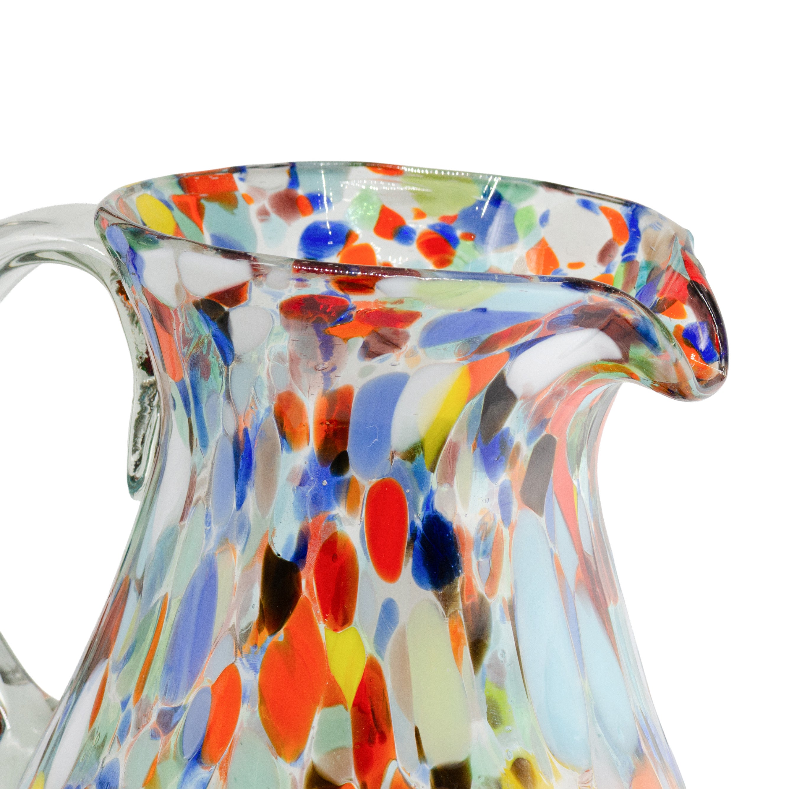 Tonalá Handblown Teardrop Glass Pitcher