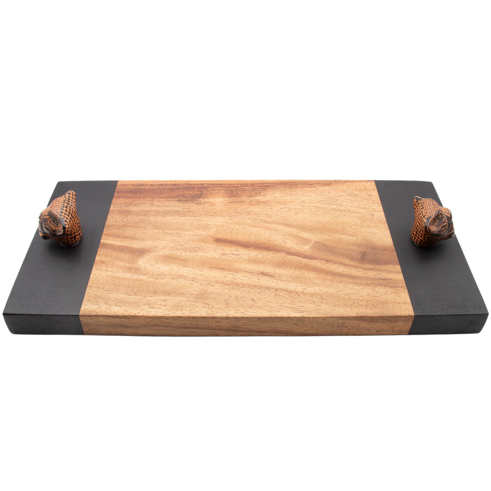 Jaguar Parota Solid Wood Serving Tray