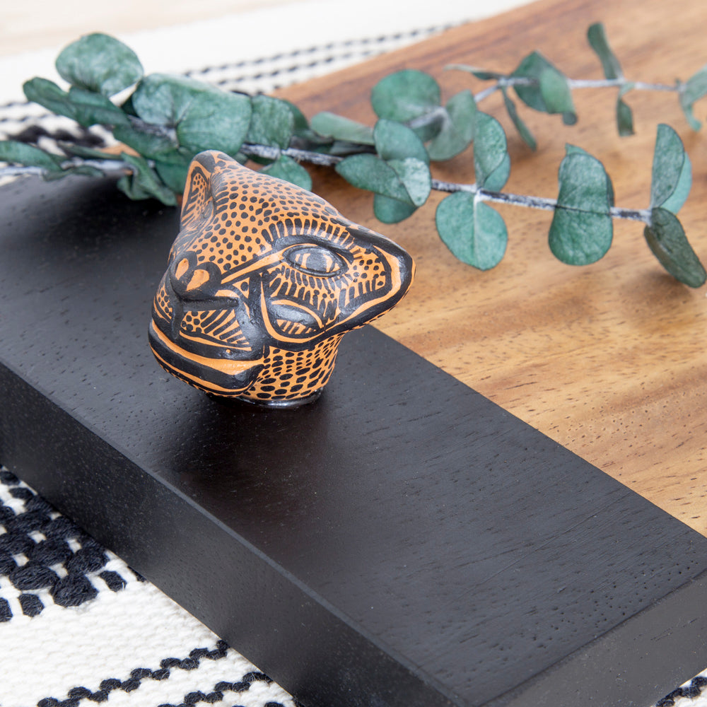 Jaguar Parota Solid Wood Serving Tray