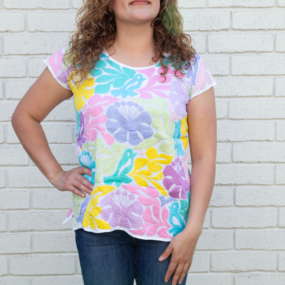 Jalapa Full Embroidery Huipil Blouse