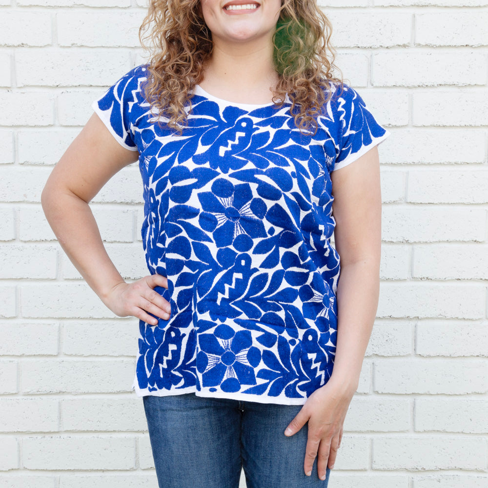 Jalapa Full Embroidery Huipil Blouse