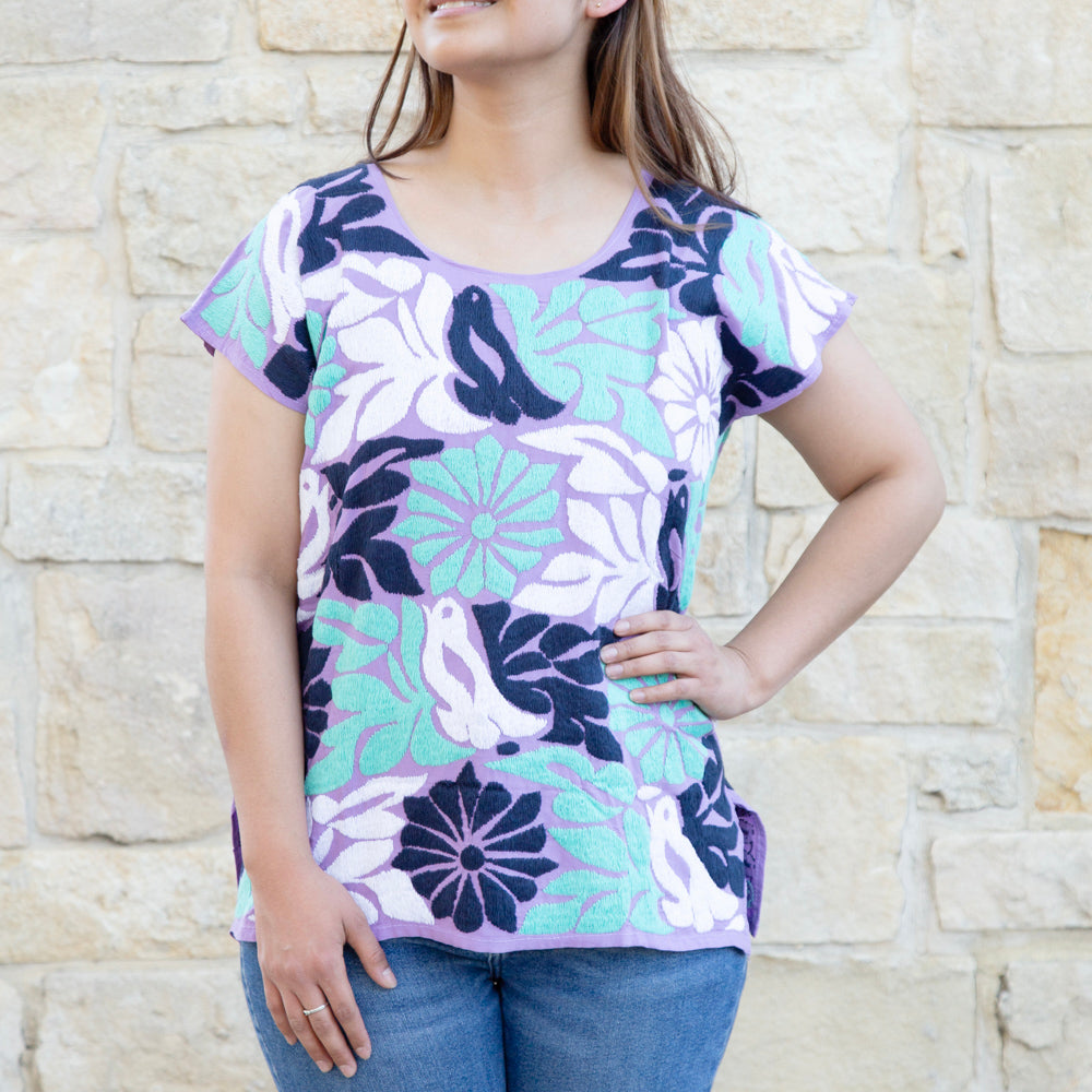 Jalapa Full Embroidery Huipil Blouse