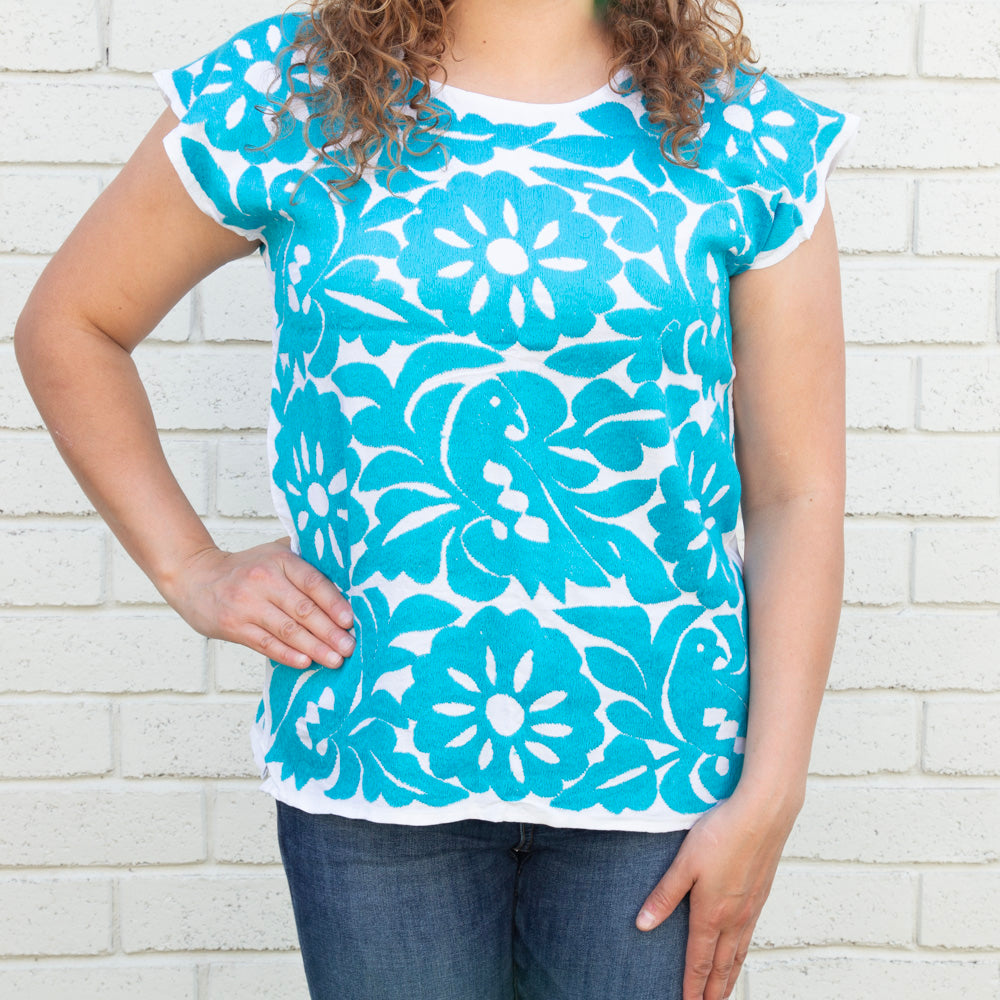 Jalapa Full Embroidery Huipil Blouse