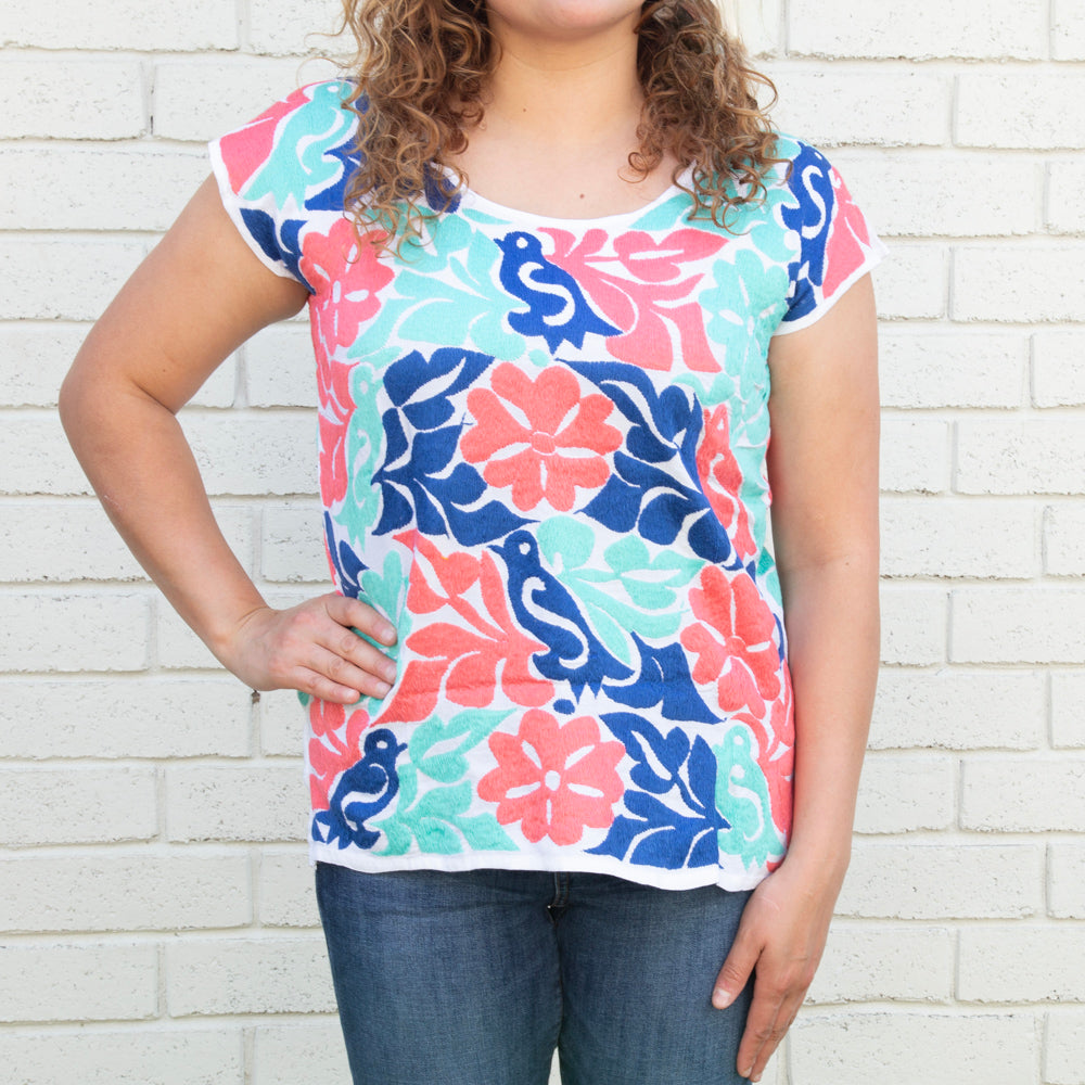 Jalapa Full Embroidery Huipil Blouse