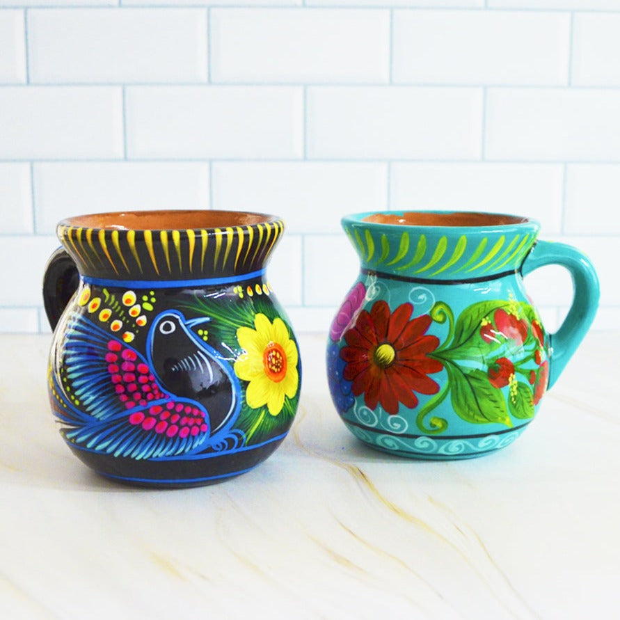 Hand-Painted Jarrito Xalitla Mug
