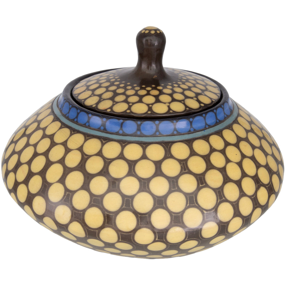 Zinapécuaro Piedras Hand-Painted Ceramic Vase