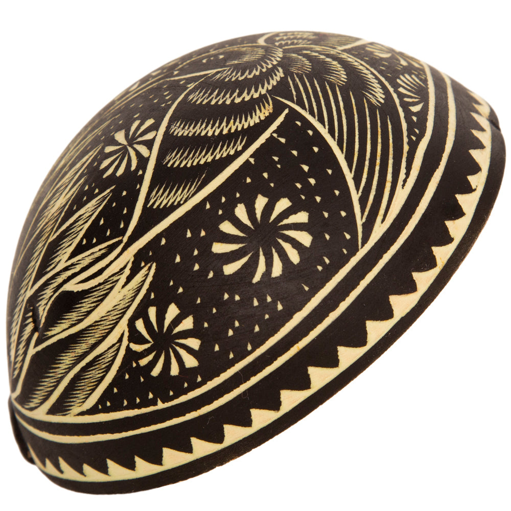 Agave Hand-Carved Jicara with Base