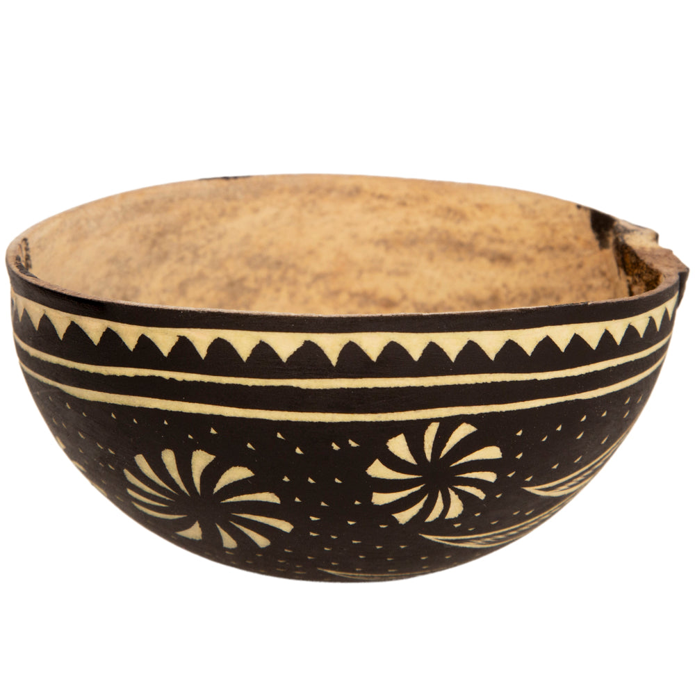 Agave Hand-Carved Jicara with Base