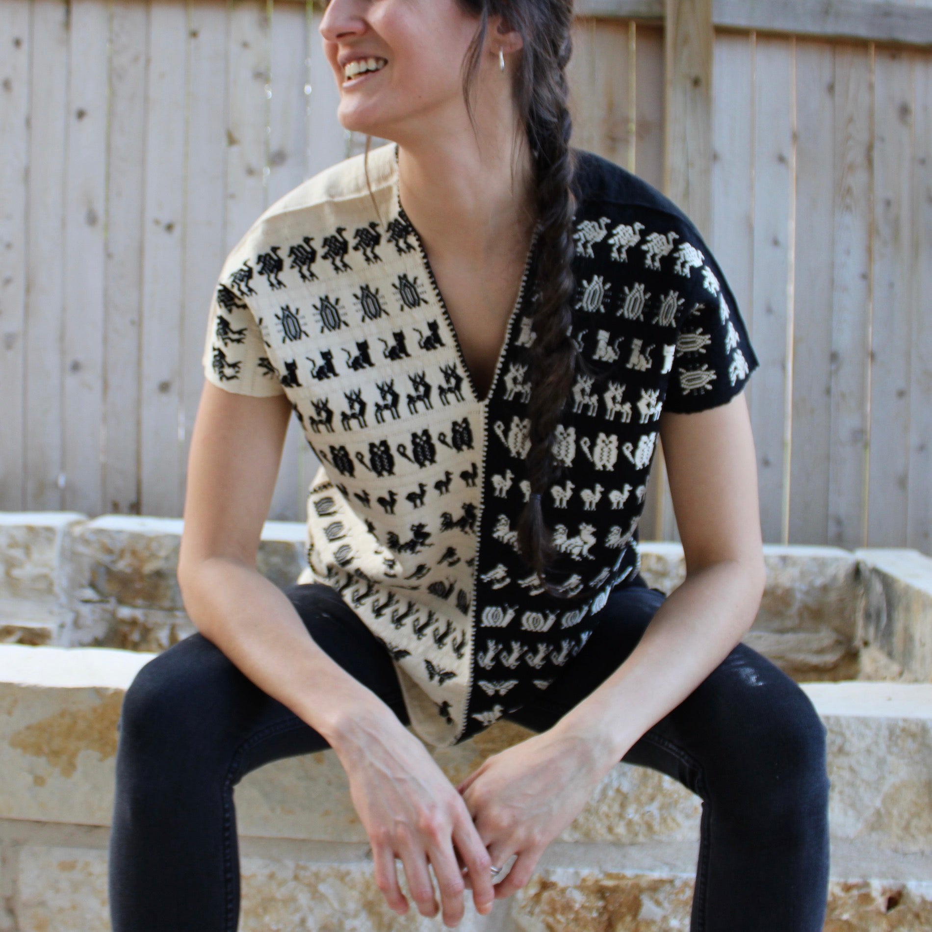 Koots Double Stitching Huipil