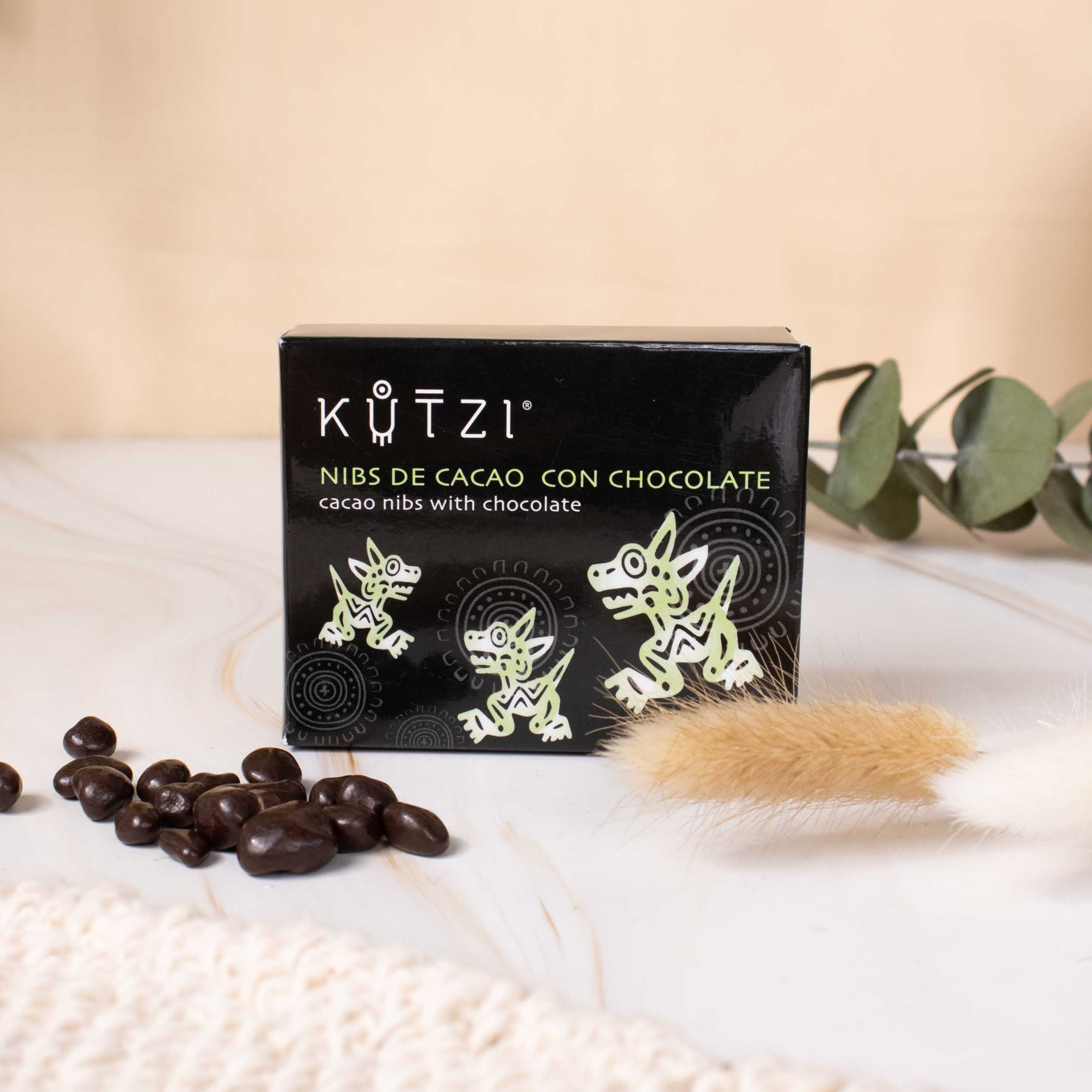 Cacao Nibs with Chocolate
