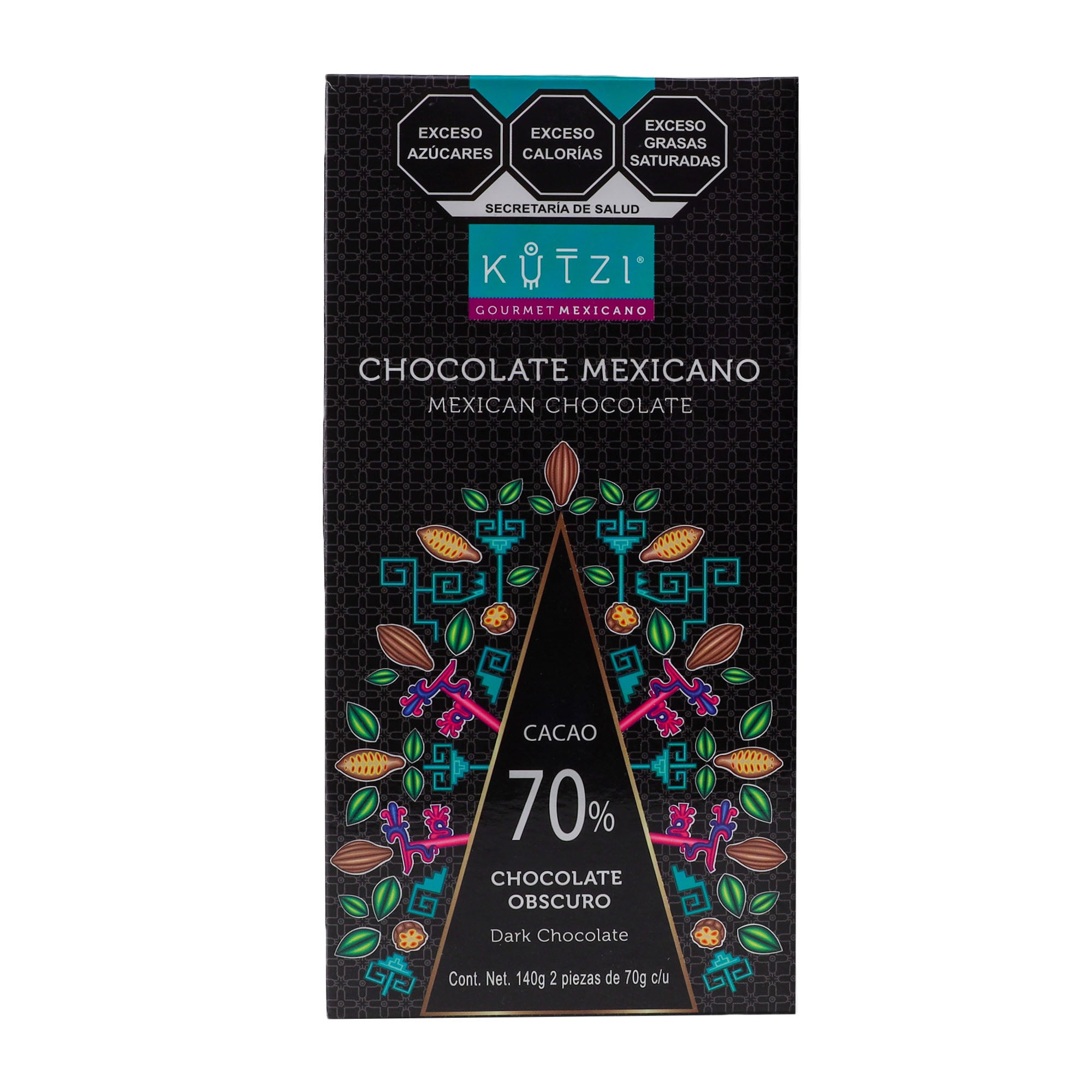 Dark Mexican Chocolate Bars, 70% Cacao