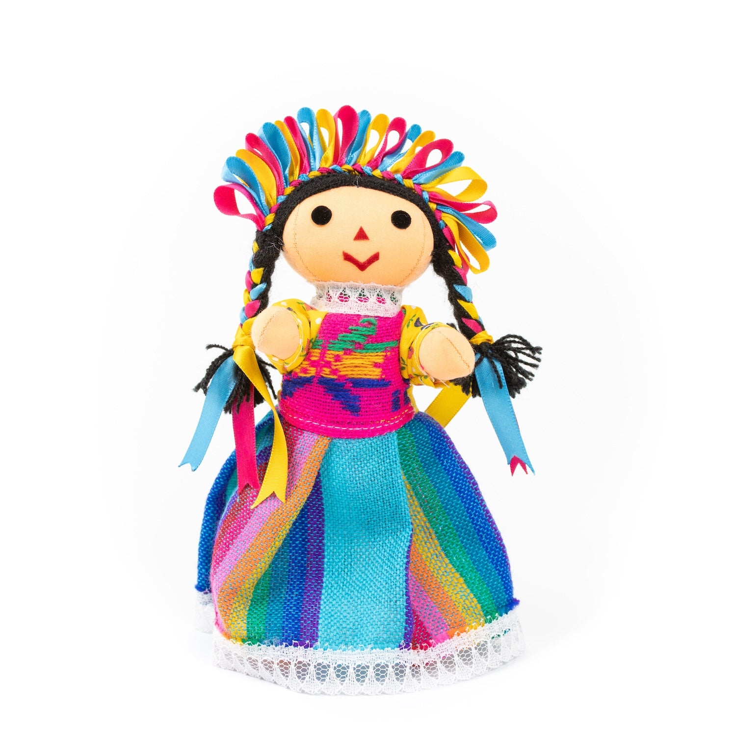 Small- Lupita Traditional Mexican Lelé Doll