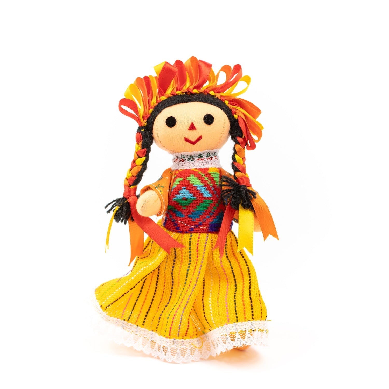 Small- Lupita Traditional Mexican Lelé Doll