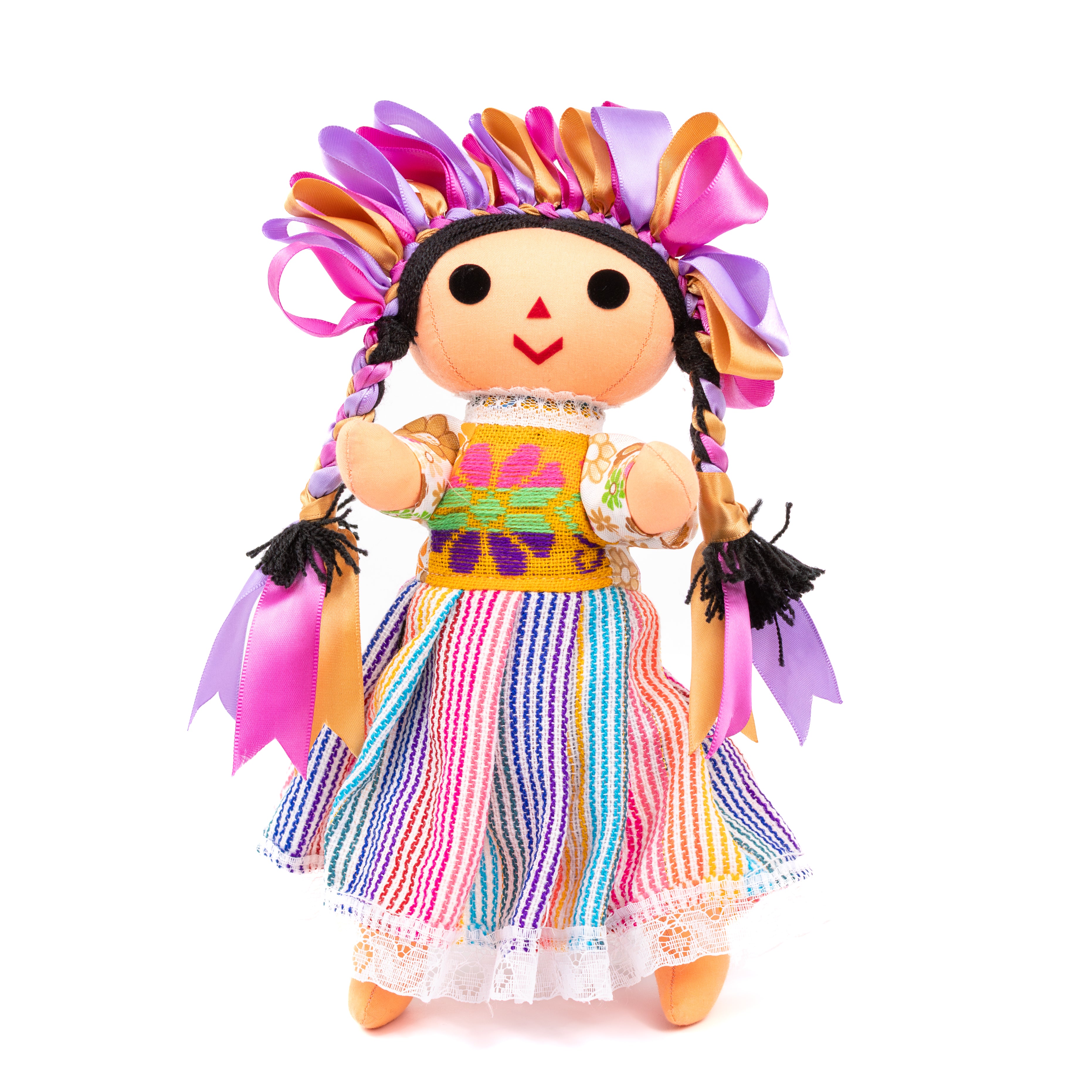 María Traditional Mexican Lelé Doll