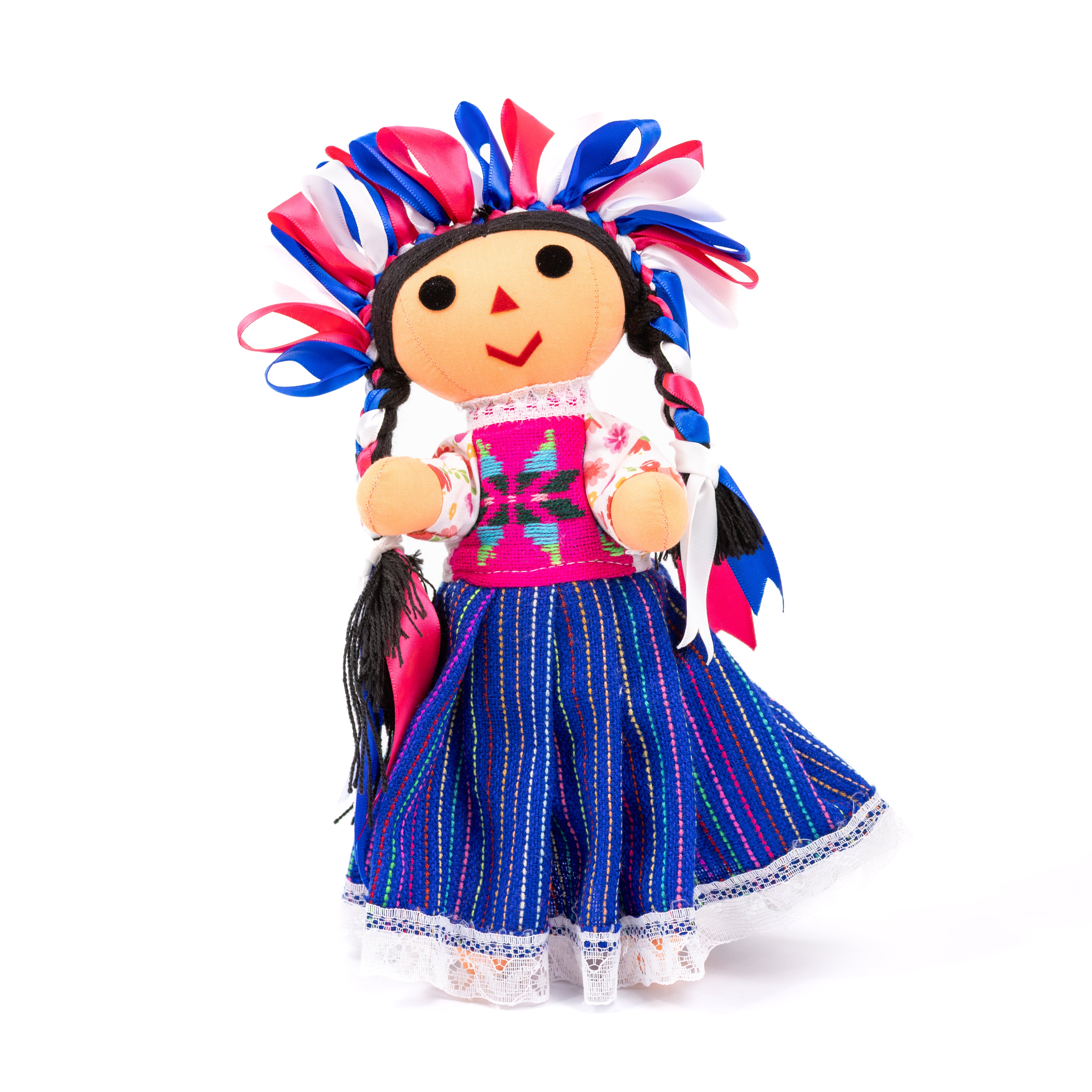 María Traditional Mexican Lelé Doll