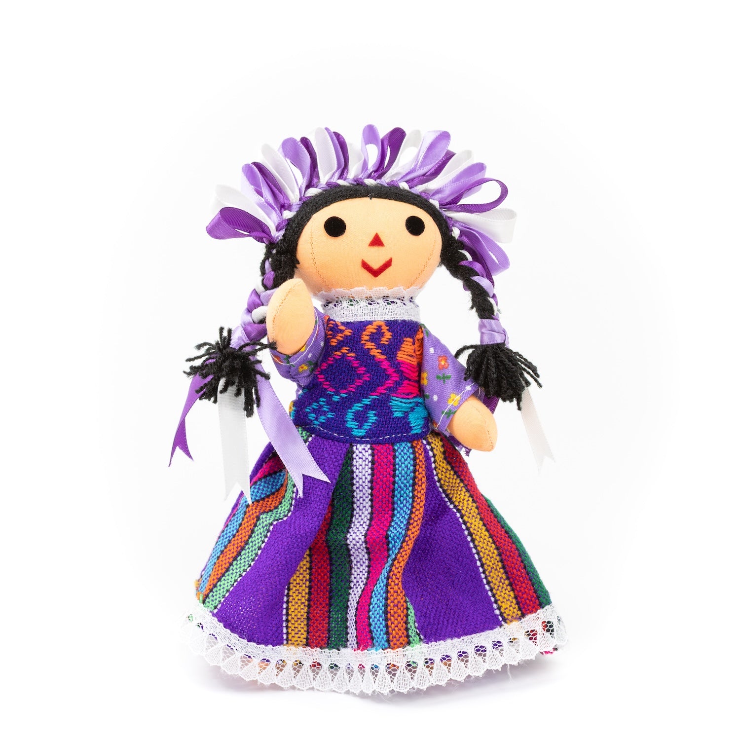 Small- Lupita Traditional Mexican Lelé Doll