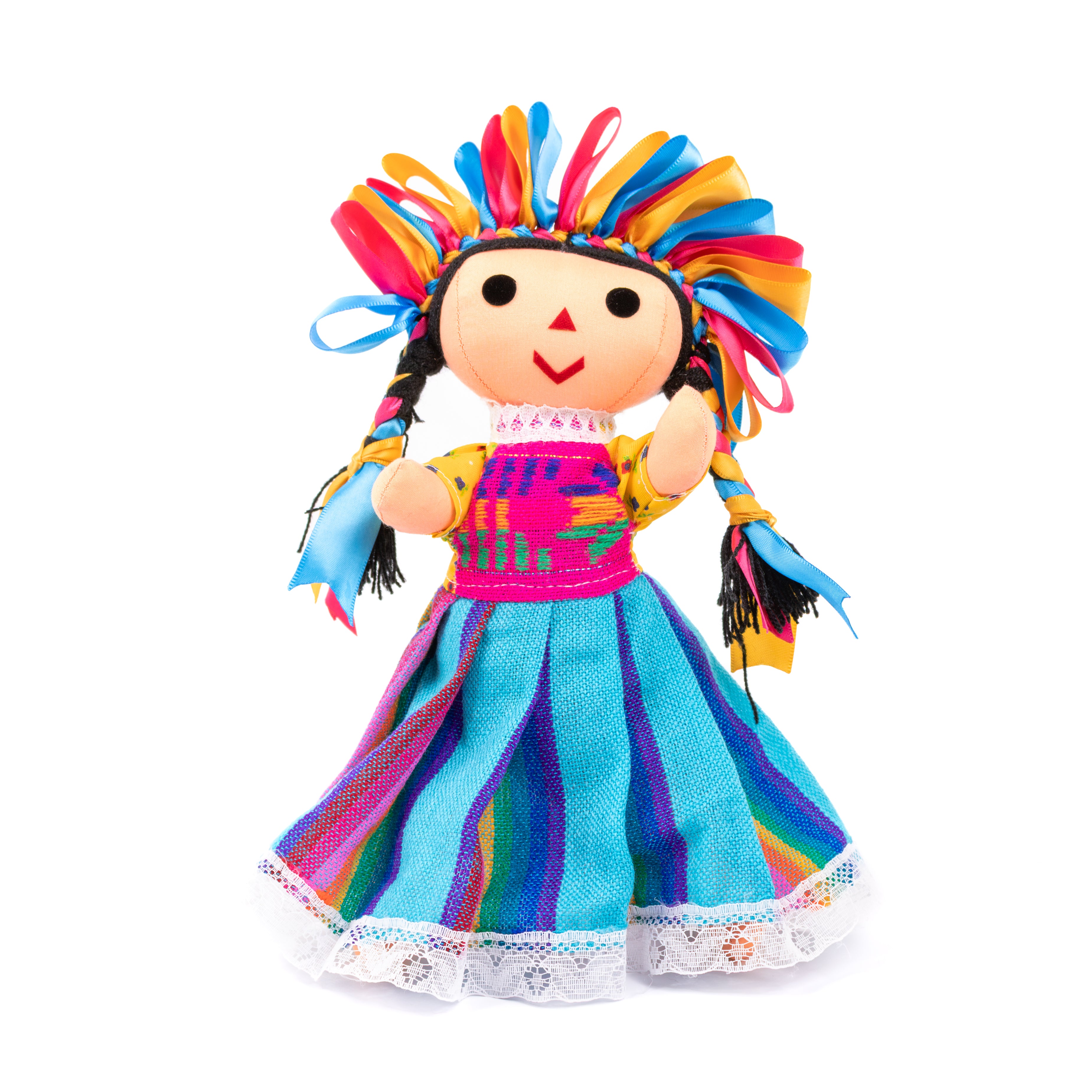 María Traditional Mexican Lelé Doll