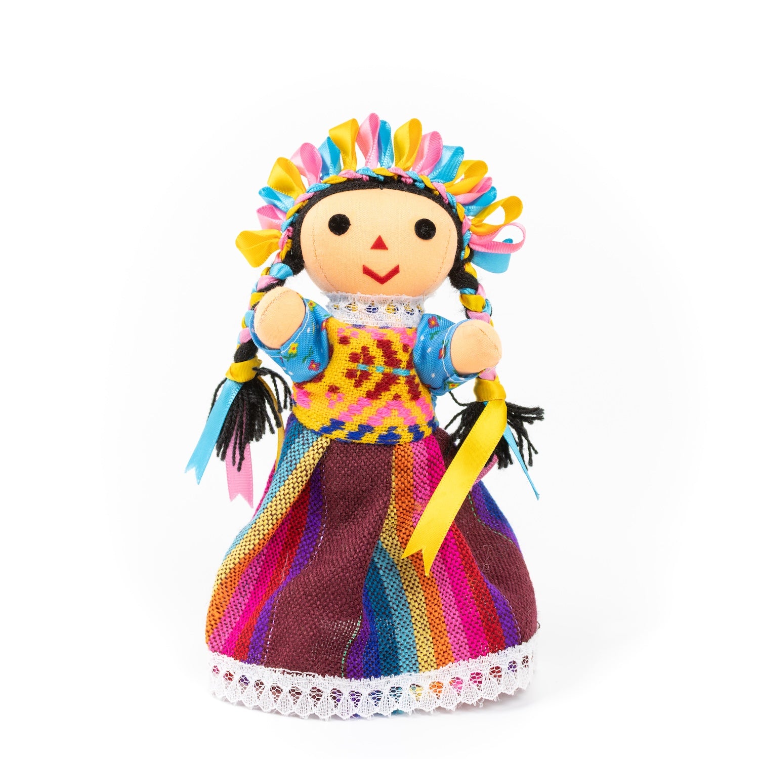 Small- Lupita Traditional Mexican Lelé Doll