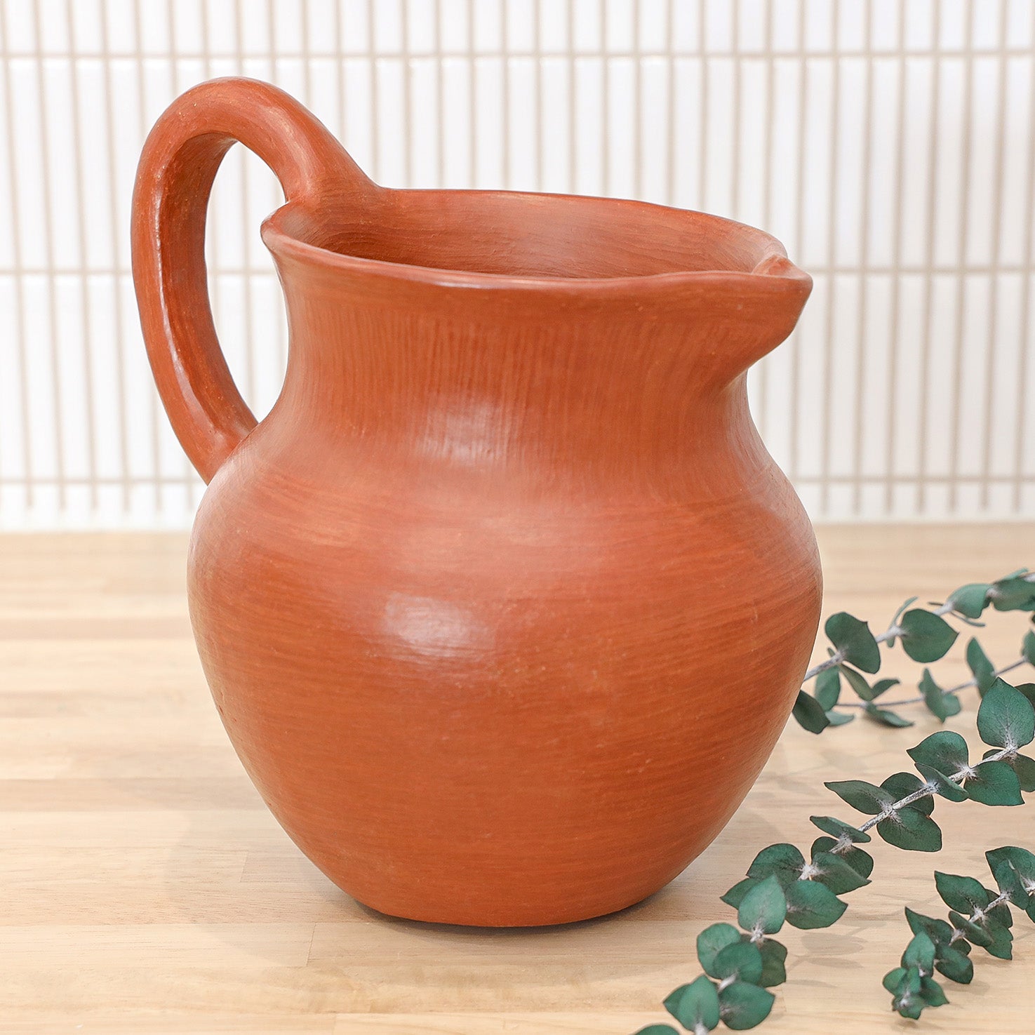 Red Clay Hot Cocoa Pitcher (Chocolatera)