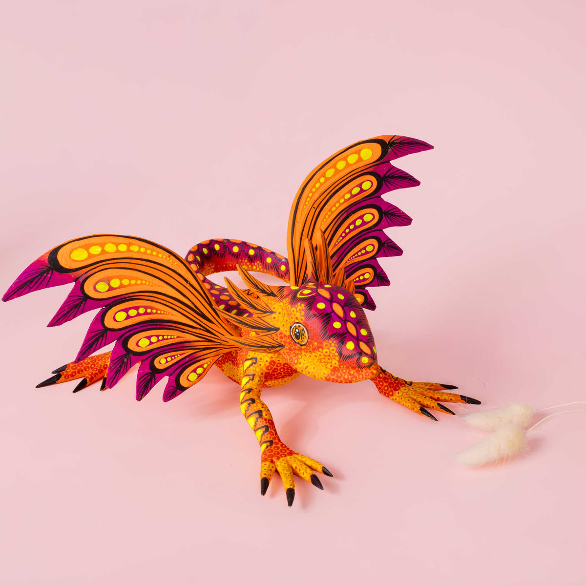 Axolotl Dragon Large Alebrije with Frets