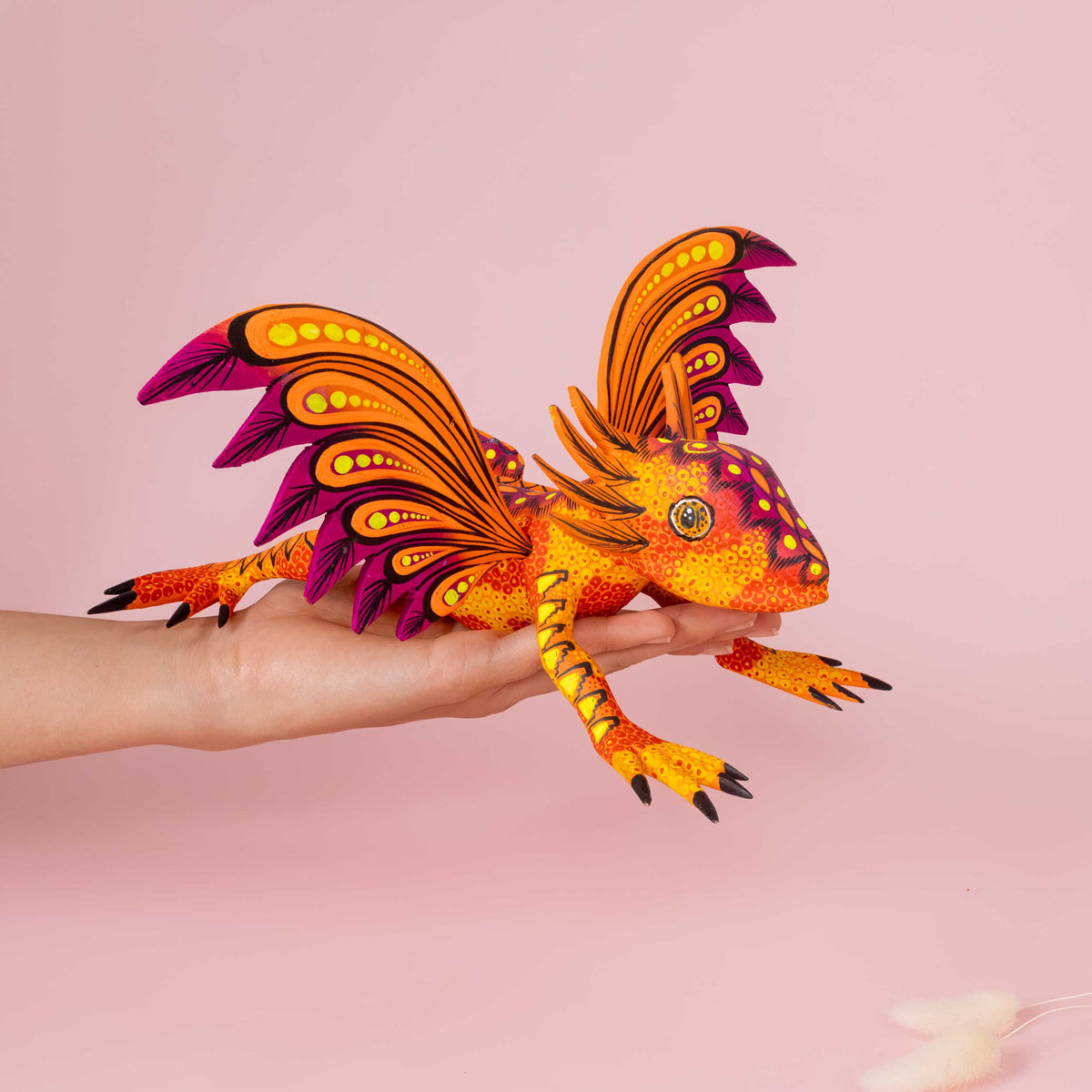Axolotl Dragon Large Alebrije with Frets