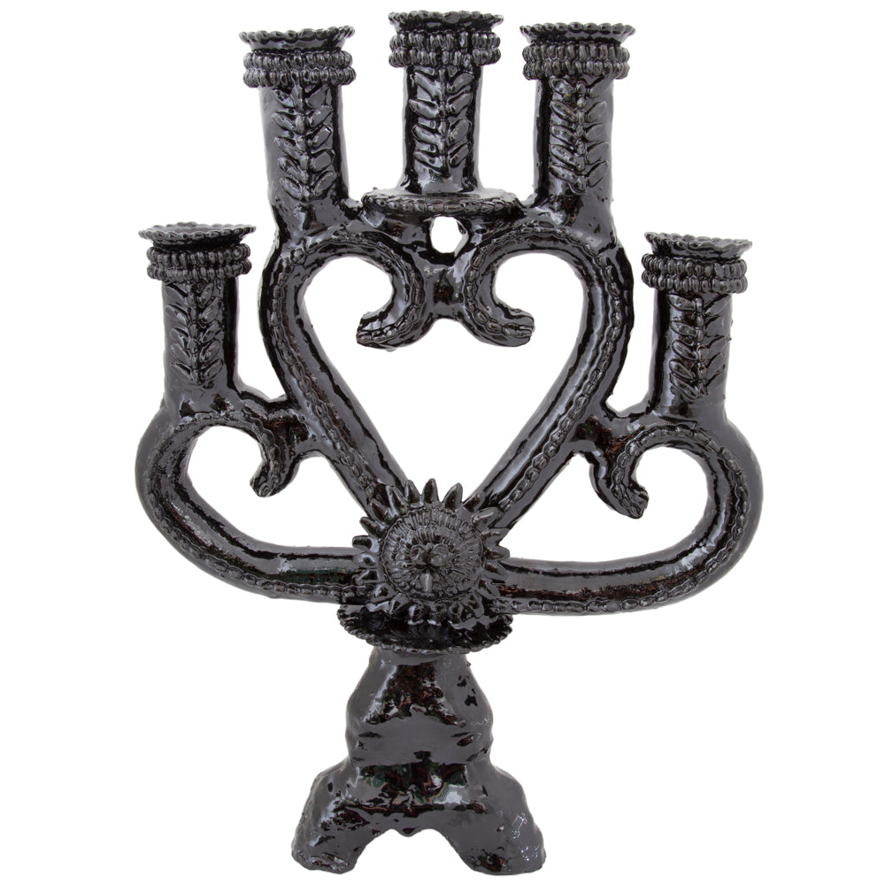 Corazón Luminar 5-Candle Candelabra