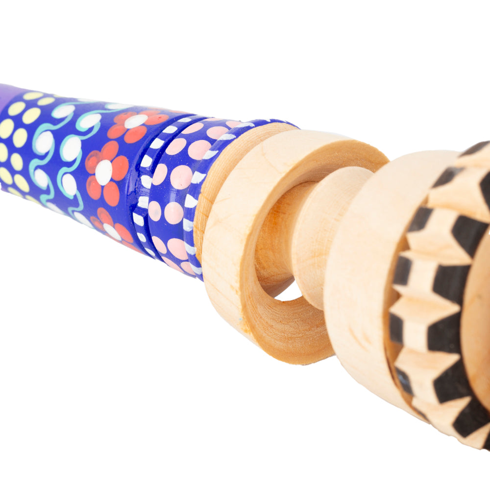 Colorful Hand-Painted Molinillo