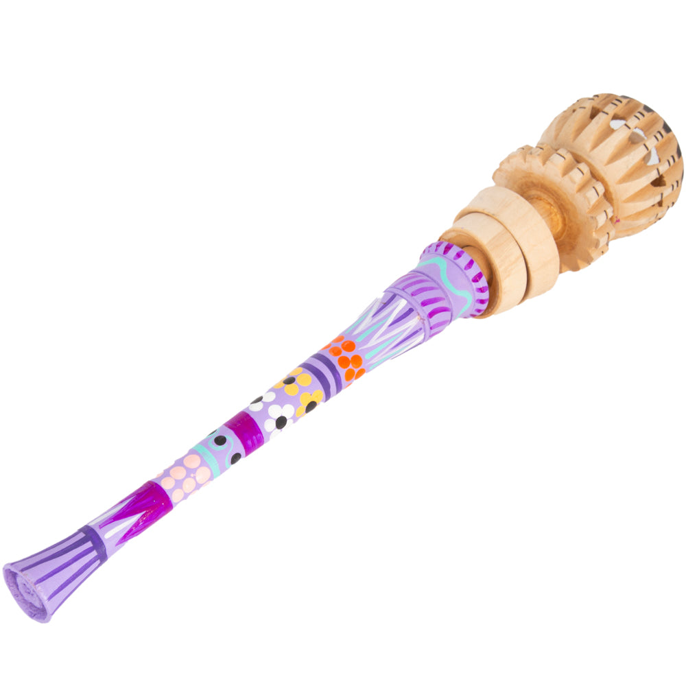 Colorful Hand-Painted Molinillo