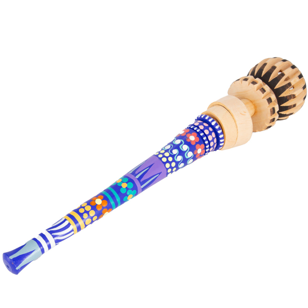 Colorful Hand-Painted Molinillo