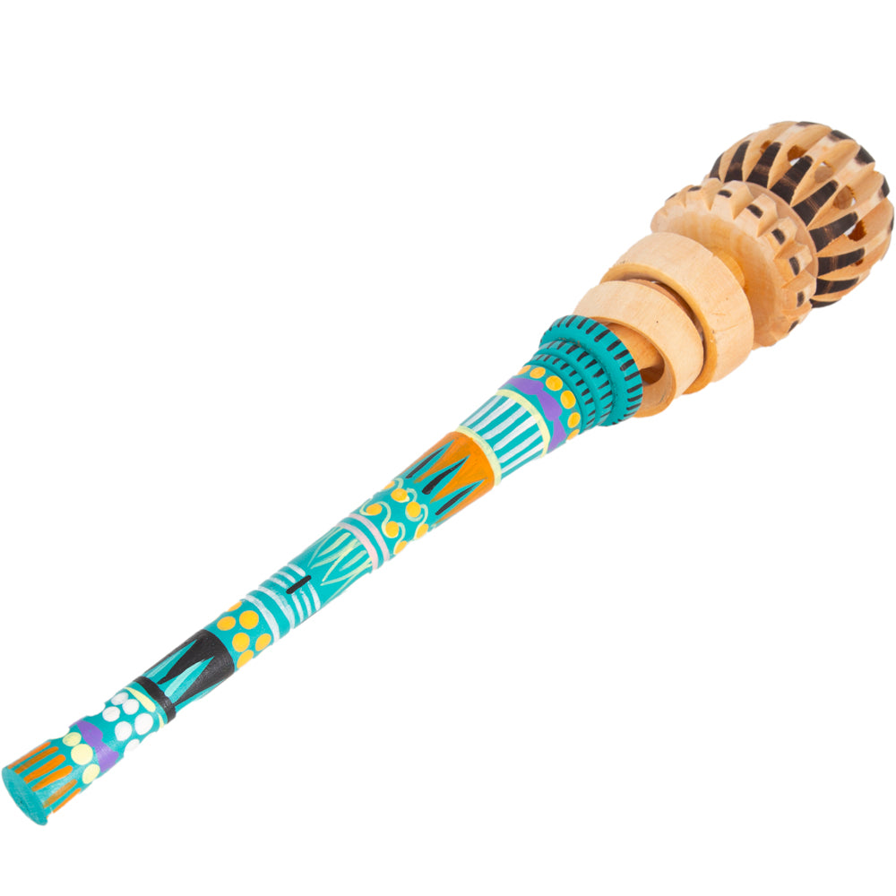 Colorful Hand-Painted Molinillo