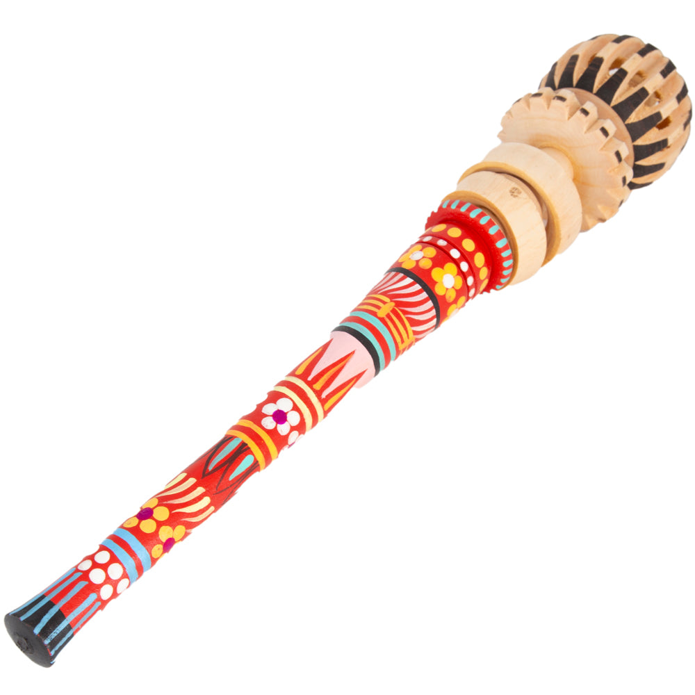Colorful Hand-Painted Molinillo
