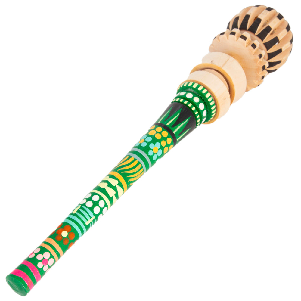 Colorful Hand-Painted Molinillo