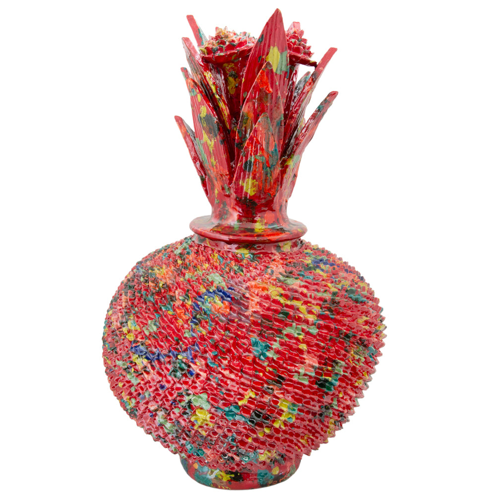 Piña Majestuosa 20" Decorative Pineapple Sculpture