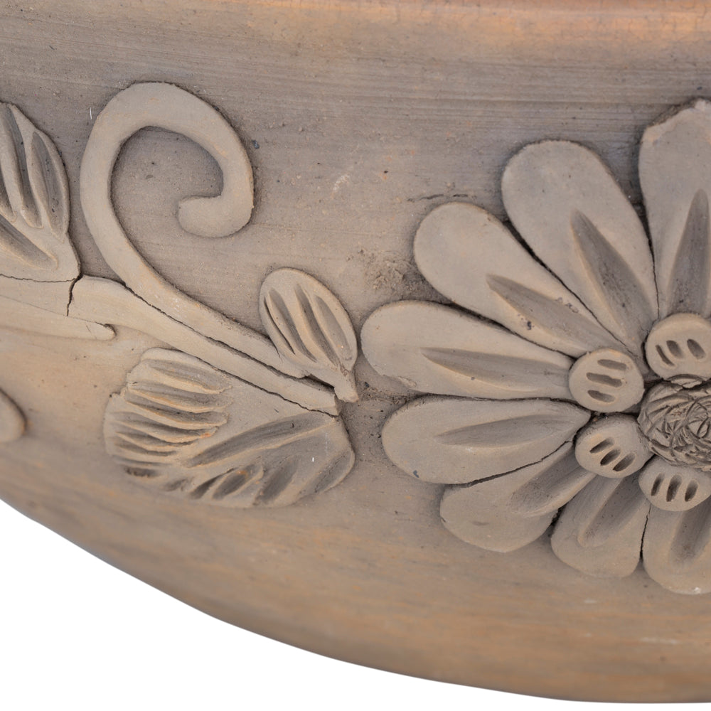 Atzompa Clay Large Floral Cazuela