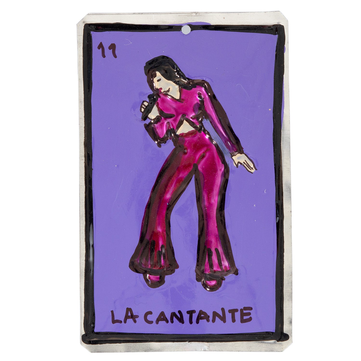Lotería Tin Art Wall Ornament