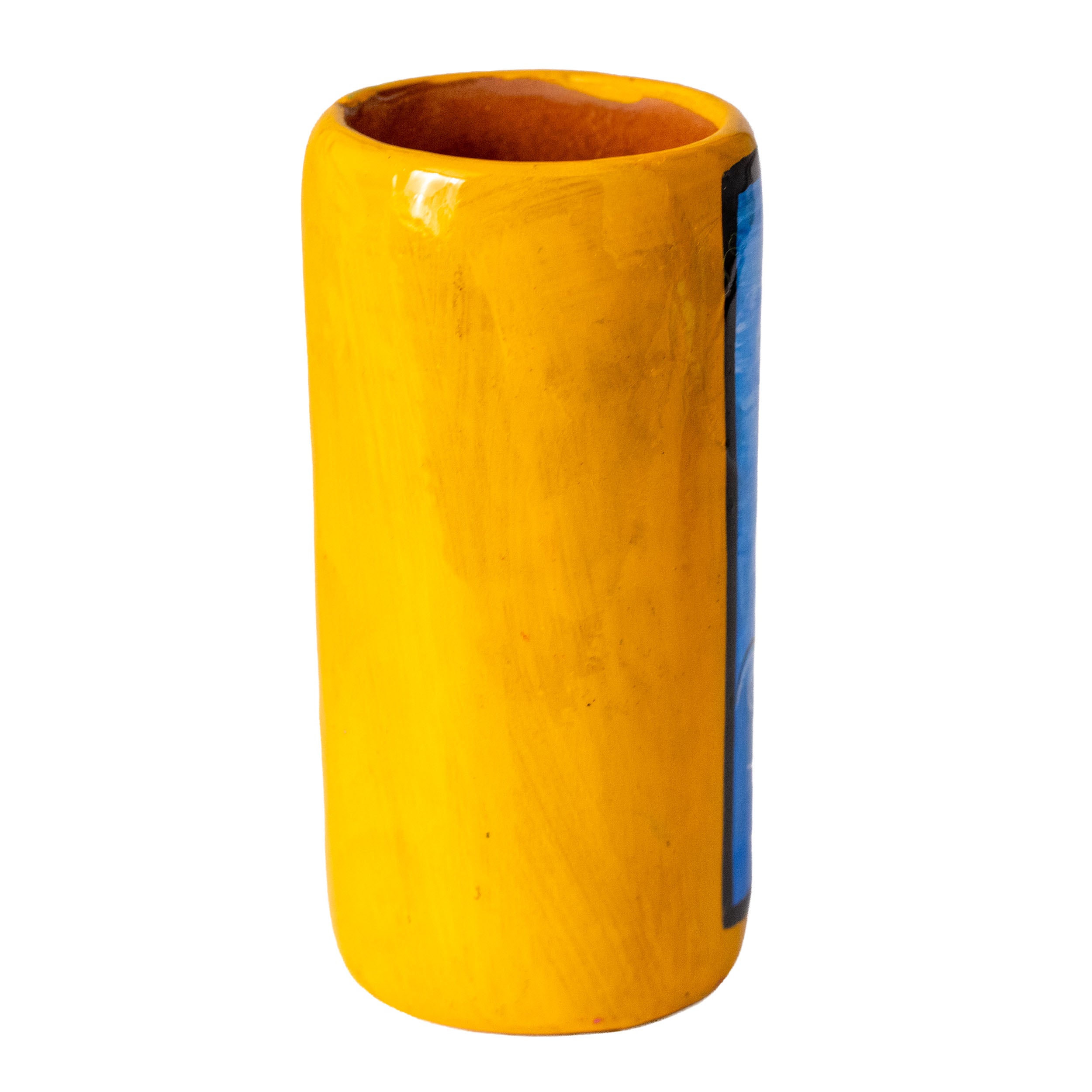 Lotería Hand-painted Clay Shot Glass