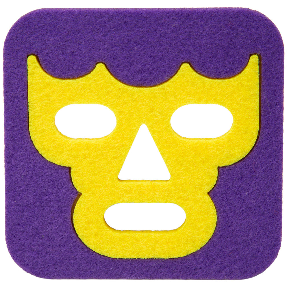 Felt Luchavasos Coasters (Set of 4)