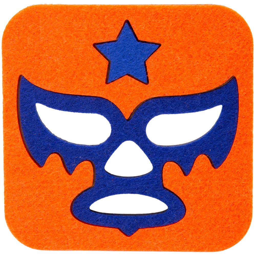 Felt Luchavasos Coasters (Set of 4)