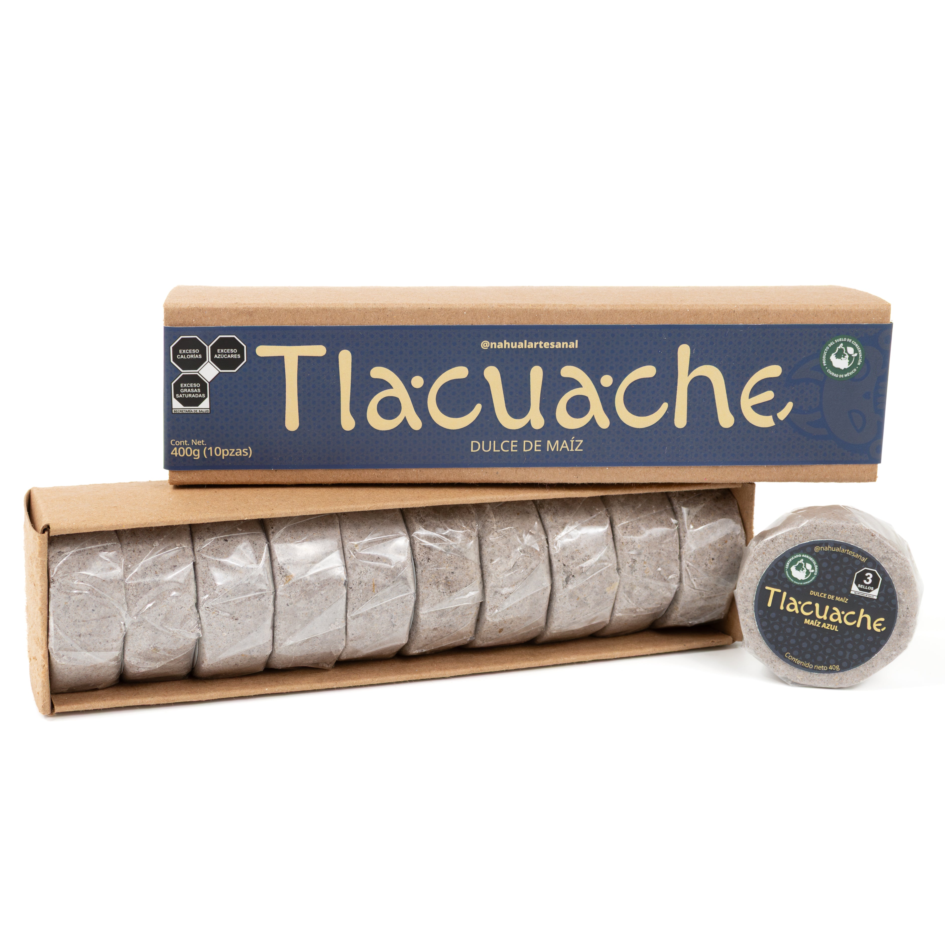 Tlacuache Blue Corn Mazapán Box (10 count)