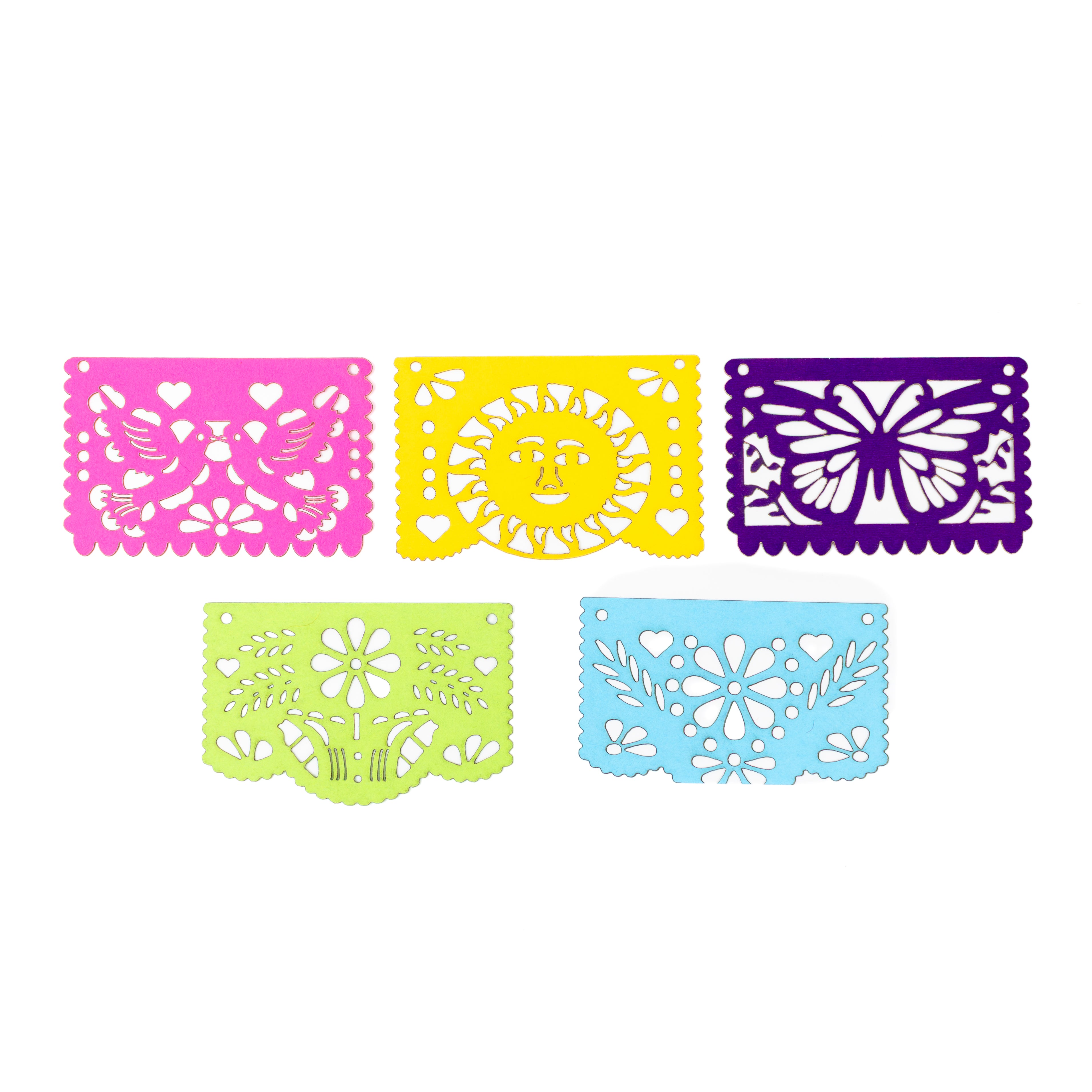 Mini All Occasion Papel Picado Cardboard Banner