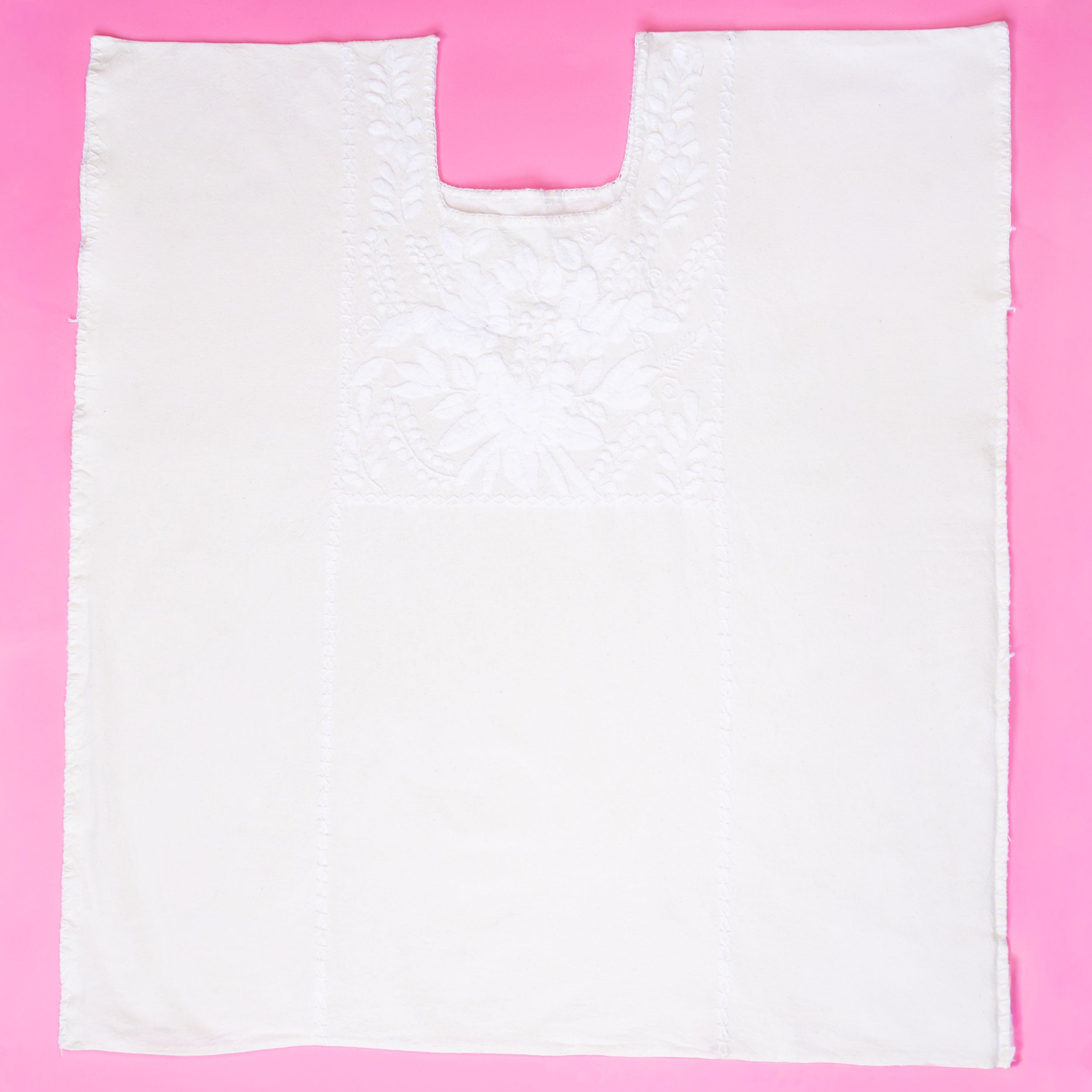 Amuzgo Hand-Embroidered Manta Blouse