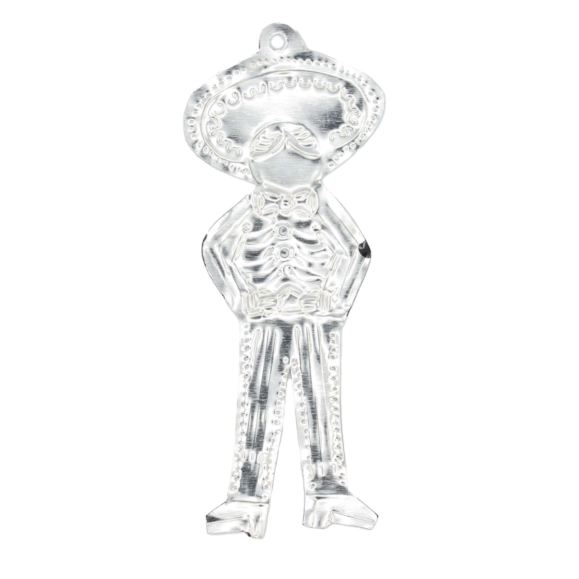 Mariachi Mexican Tin Art Wall Ornament