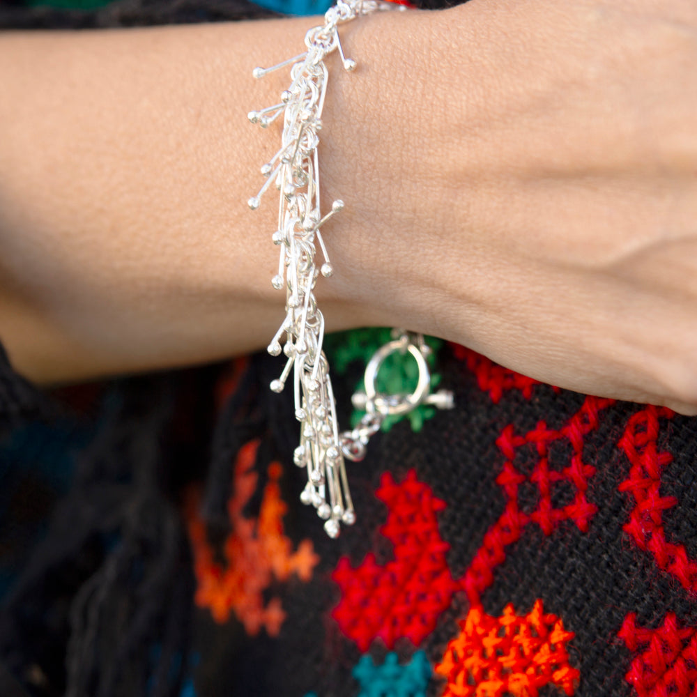 Sterling Silver Cerillos Bracelet