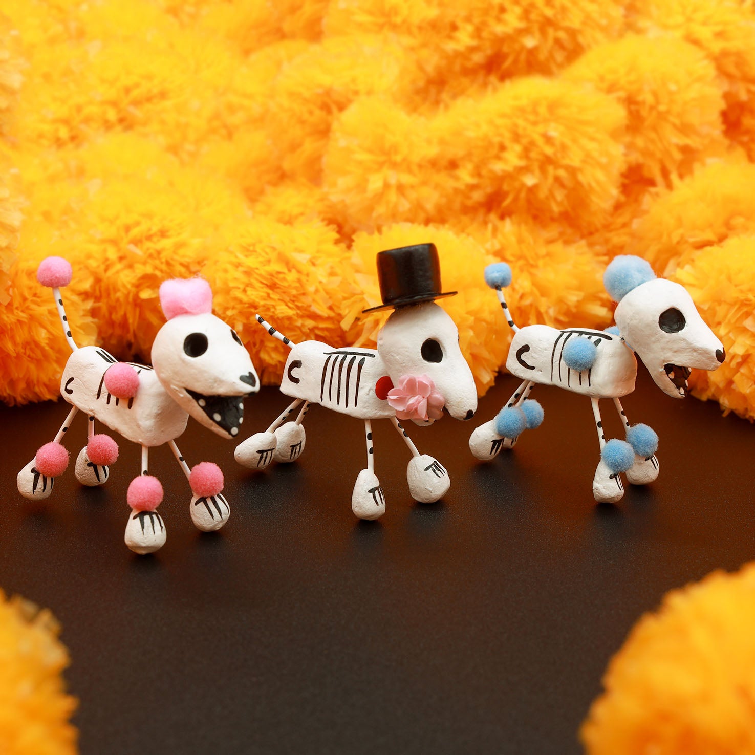 Clay Mini Day of the Dead Dog