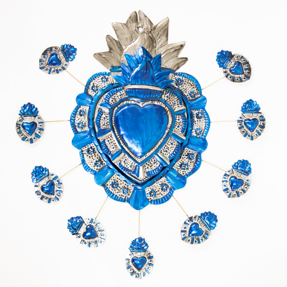 Mother of Milagros XL Wall Tin Art Mexican Milagro